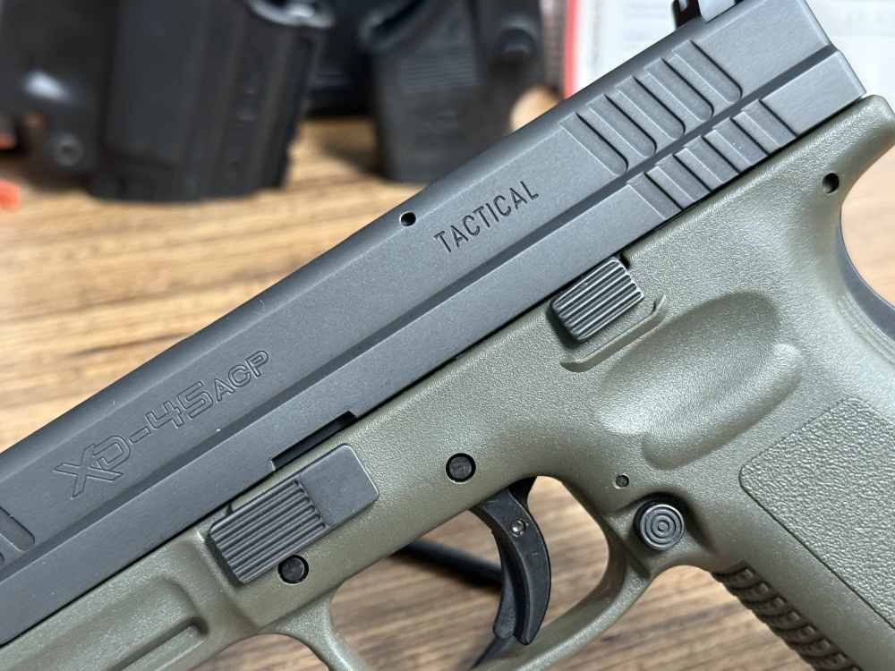 Springfield XD Tactical .45 ACP 5" OD GREEN Clean Original PENNY AUCTION -img-7
