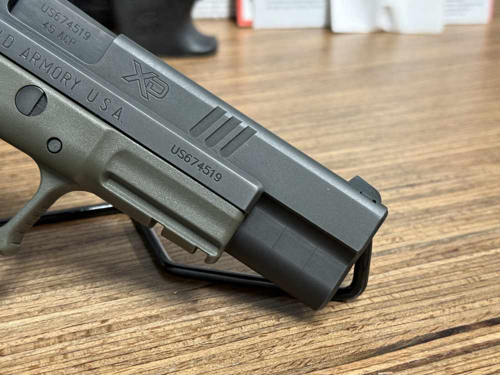 Springfield XD Tactical .45 ACP 5" OD GREEN Clean Original PENNY AUCTION -img-37