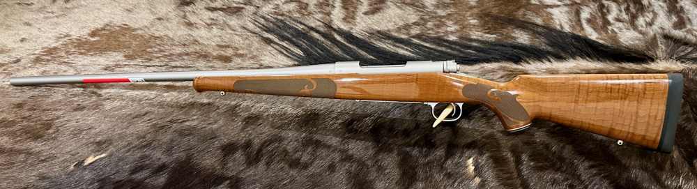 WINCHESTER MODEL 70 FEATHERWEIGHT STAINLESS DARK MAPLE 308, GOOD WOOD-img-1
