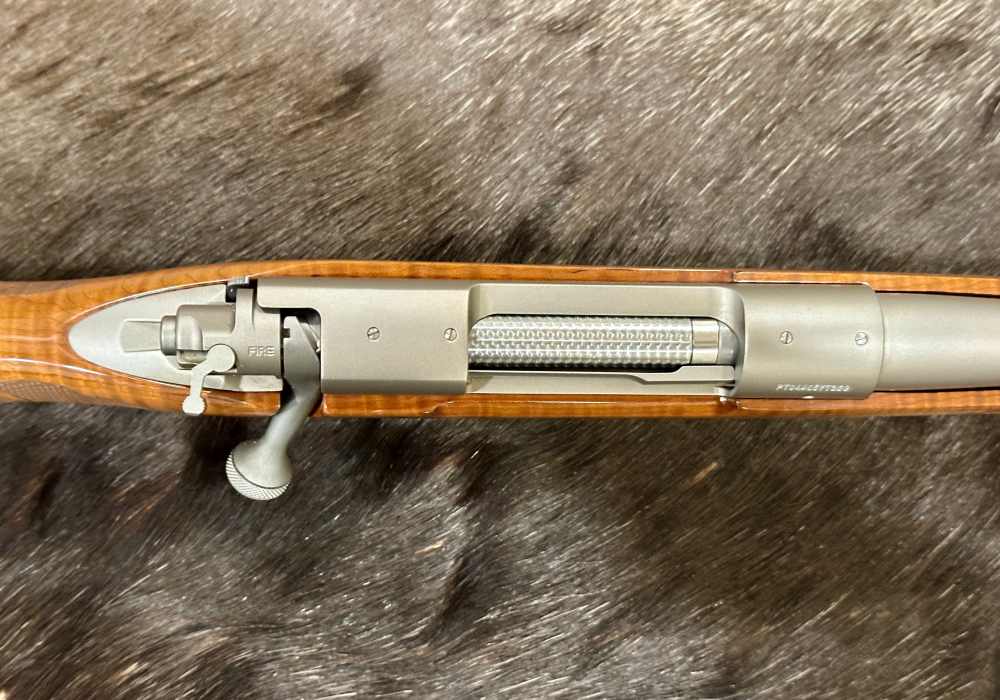 WINCHESTER MODEL 70 FEATHERWEIGHT STAINLESS DARK MAPLE 308, GOOD WOOD-img-6