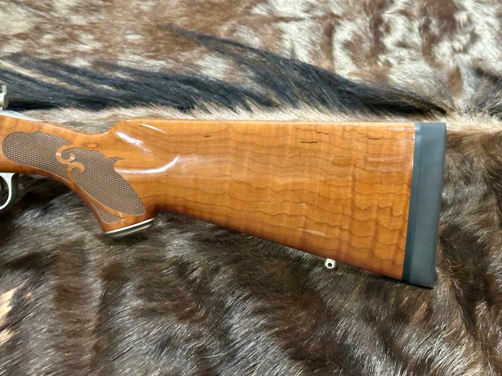 WINCHESTER MODEL 70 FEATHERWEIGHT STAINLESS DARK MAPLE 308, GOOD WOOD-img-8