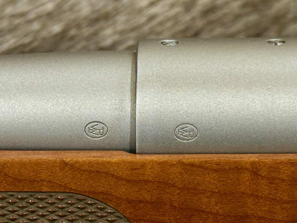 WINCHESTER MODEL 70 FEATHERWEIGHT STAINLESS DARK MAPLE 308, GOOD WOOD-img-13