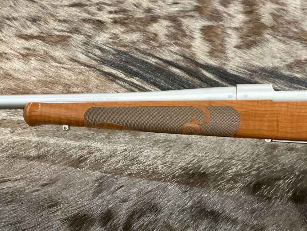 WINCHESTER MODEL 70 FEATHERWEIGHT STAINLESS DARK MAPLE 308, GOOD WOOD-img-10