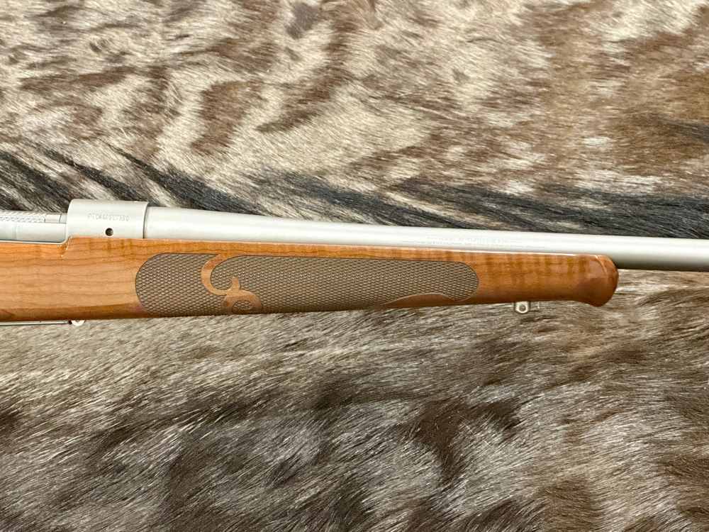 WINCHESTER MODEL 70 FEATHERWEIGHT STAINLESS DARK MAPLE 308, GOOD WOOD-img-4