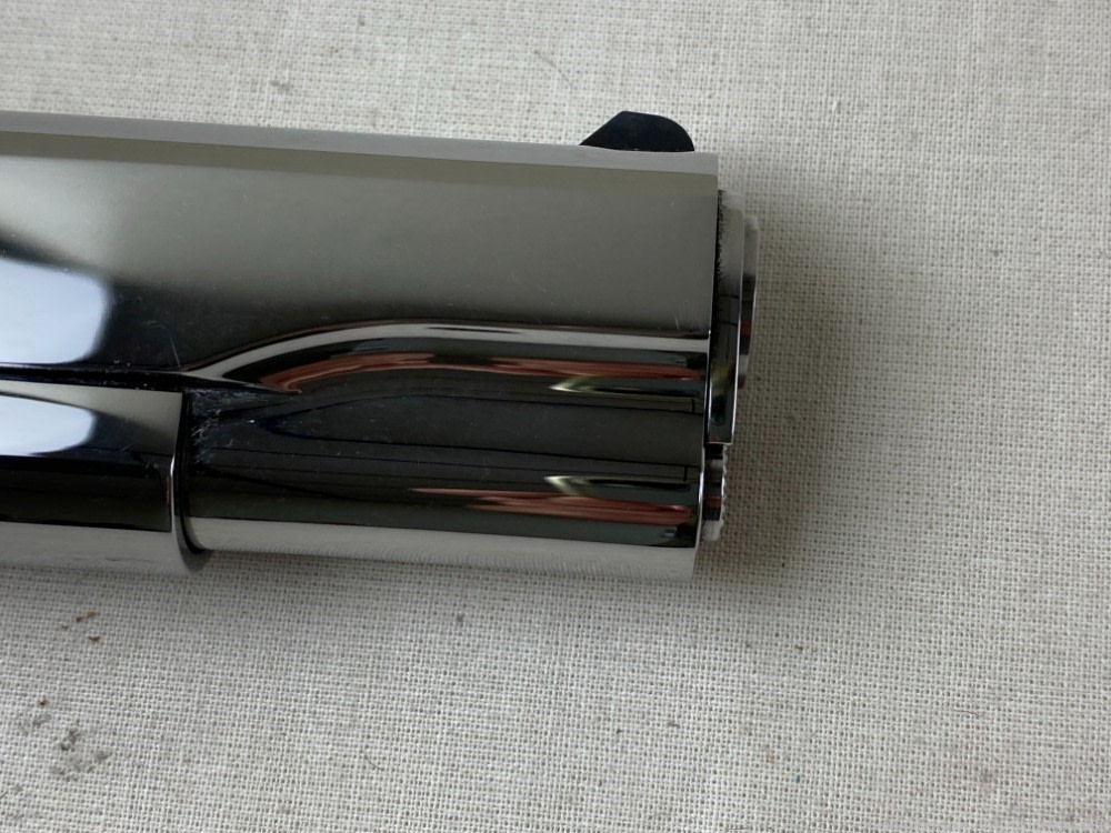Colt 1911 Custom Shop 45 ACP 5" High Polish Stainless -img-15