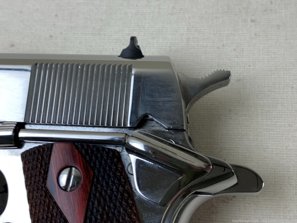 Colt 1911 Custom Shop 45 ACP 5" High Polish Stainless -img-3