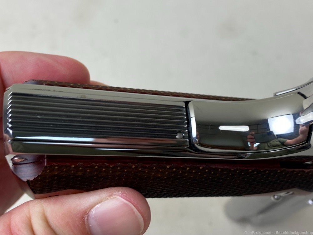 Colt 1911 Custom Shop 45 ACP 5" High Polish Stainless -img-23