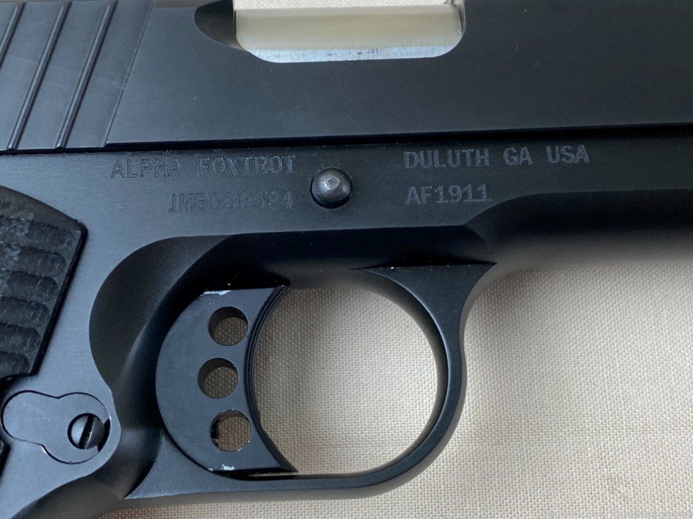Alpha Foxtrot 1911 45ACP 5" Blued-img-8