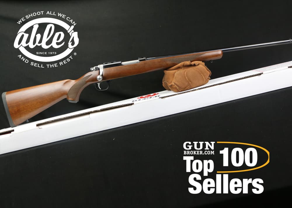Ruger 77/22 Bolt Action Rifle 7225, 22 Hornet, 20", Walnut , 6 Rds, NIB-img-0
