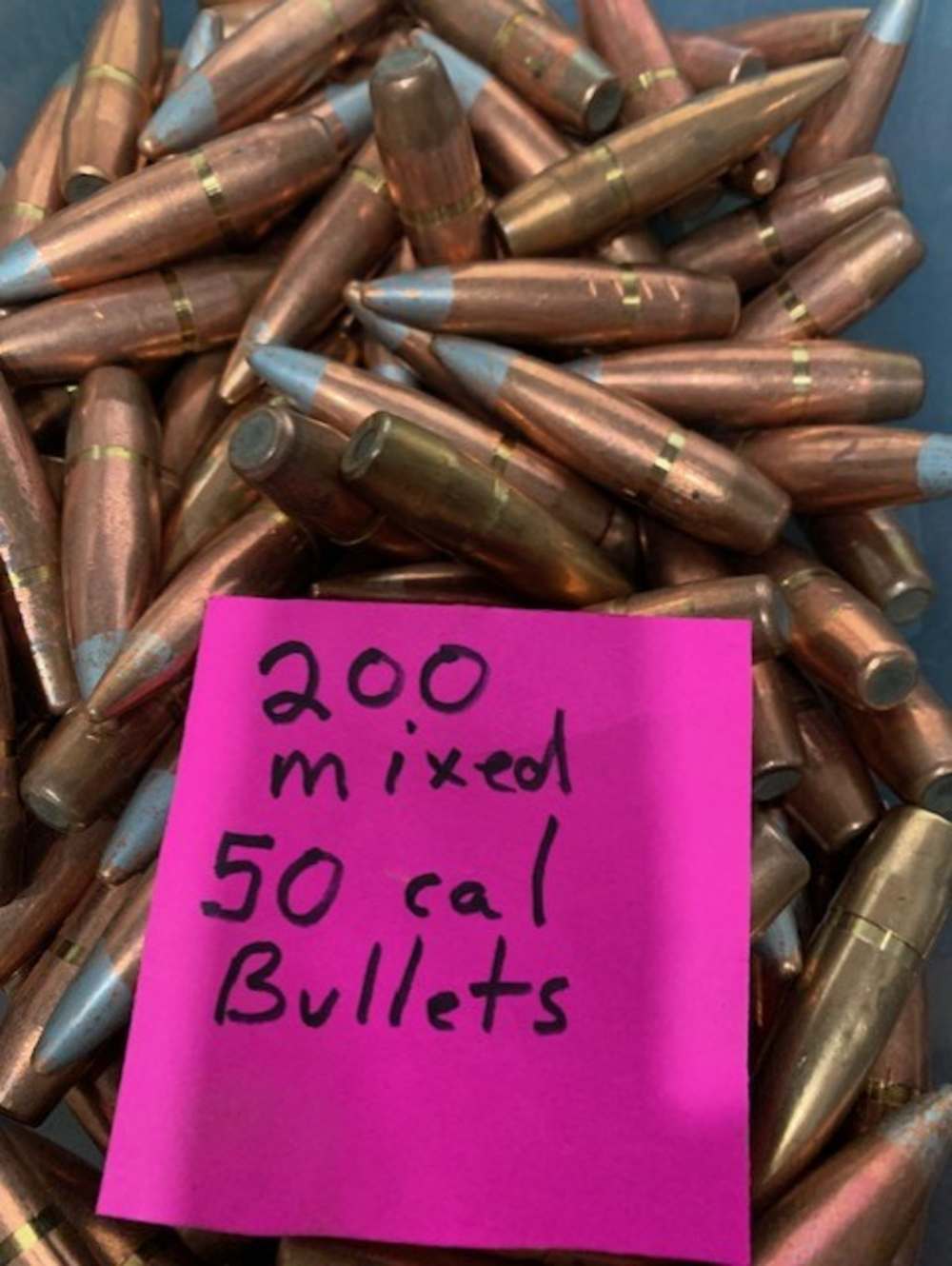 200 Count Mixed 50 cal bullets-img-0