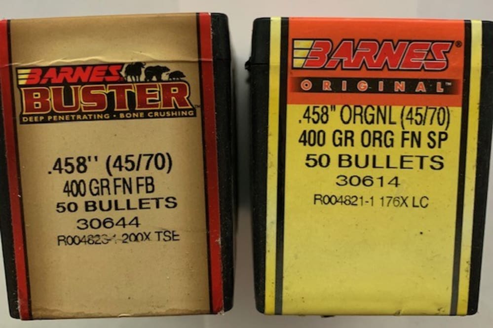 100 Count Barnes 45-70 400gr. 50 are orig FN SP,and 50 GR FN FB try both-img-0