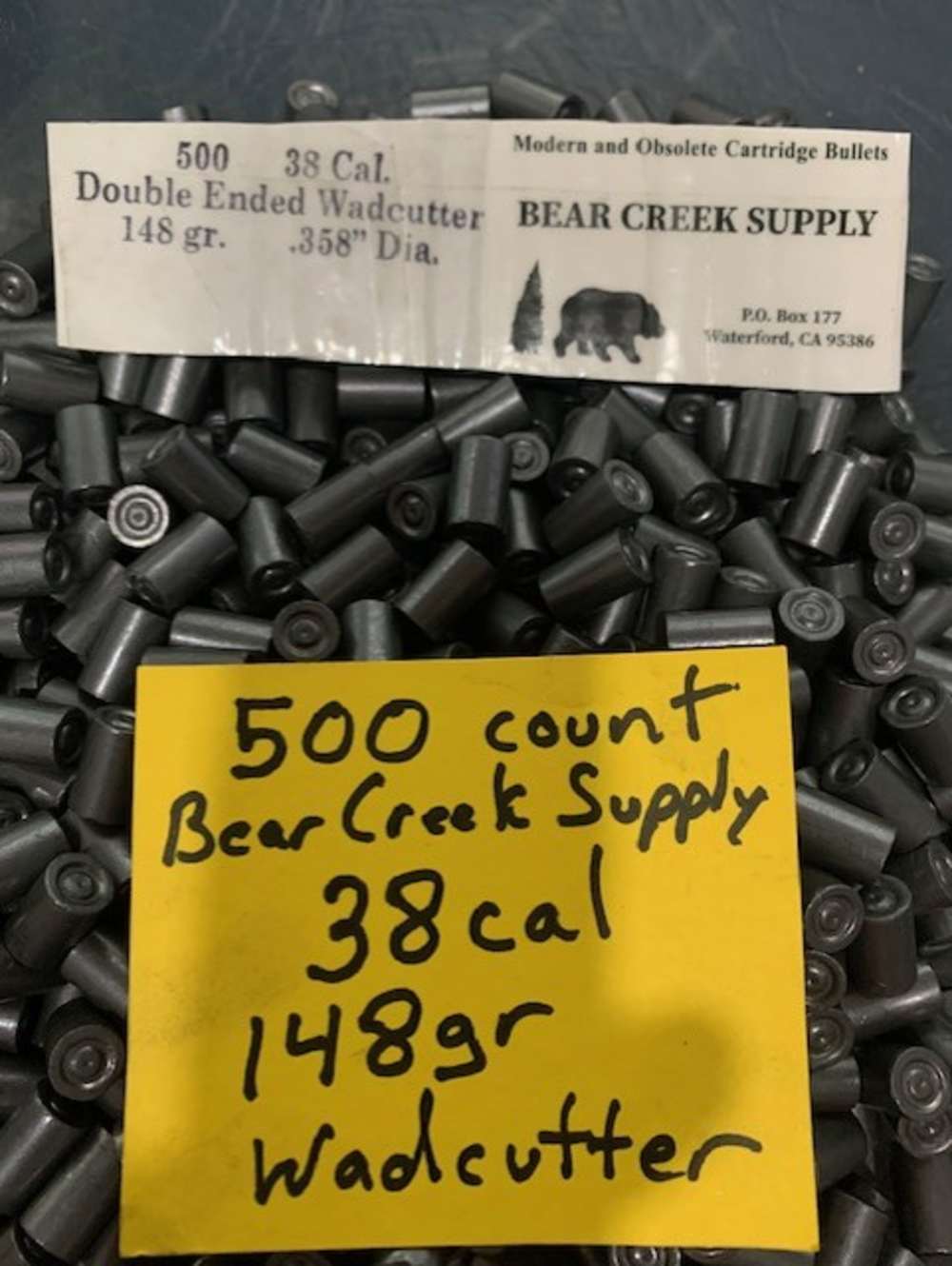 500 Count Bear Creek Supply 38cal 148gr wadcutter-img-0