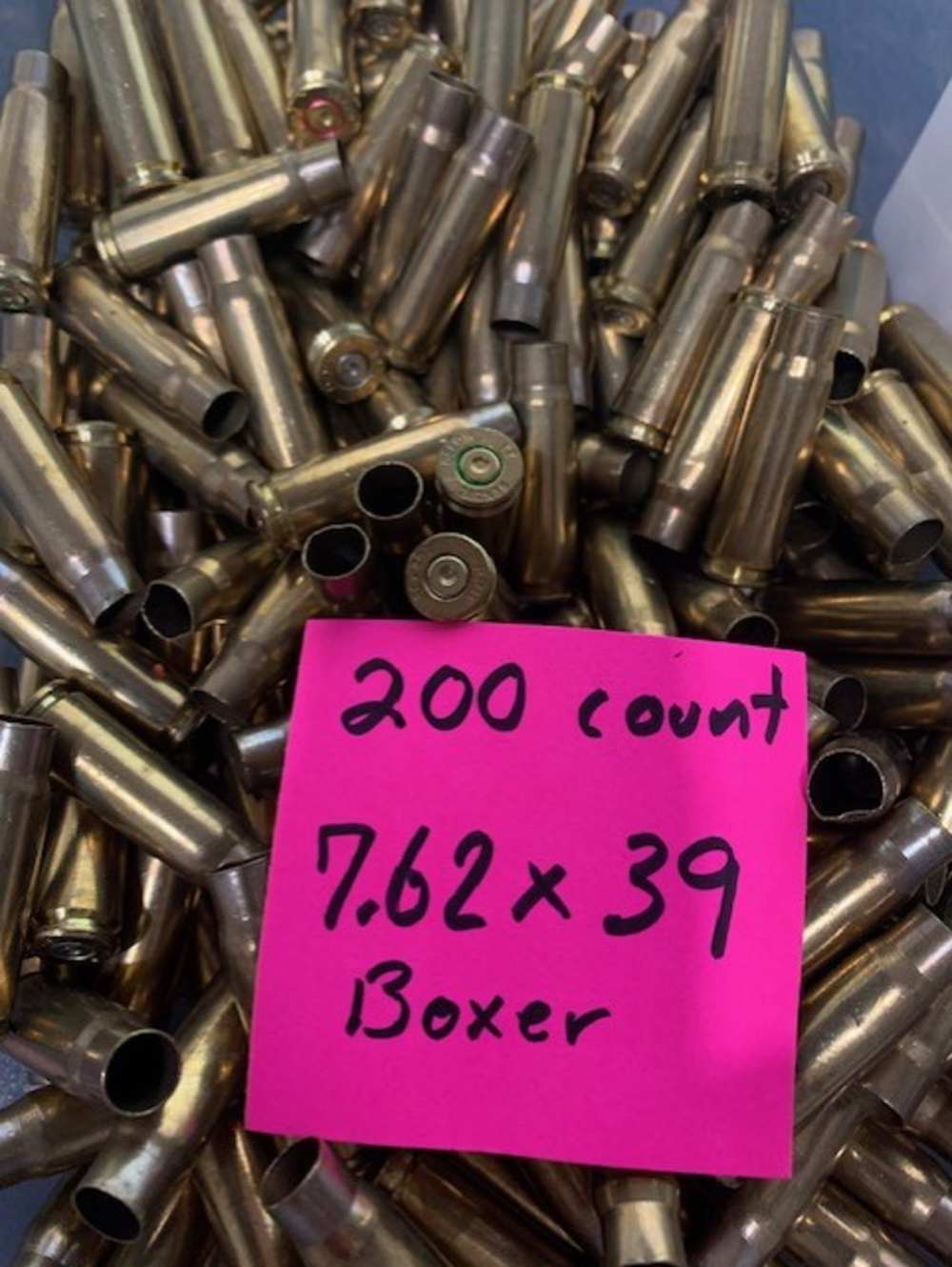 200 Count 7.62x39 brass boxer primed-img-0