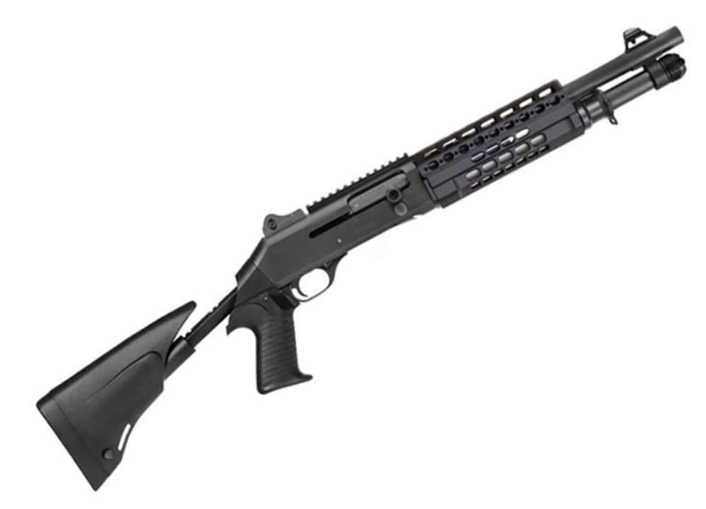 Benelli M4 Entry Semi-Auto 12-Gauge Short Barrel Shotgun w/ Telescope Stock-img-0