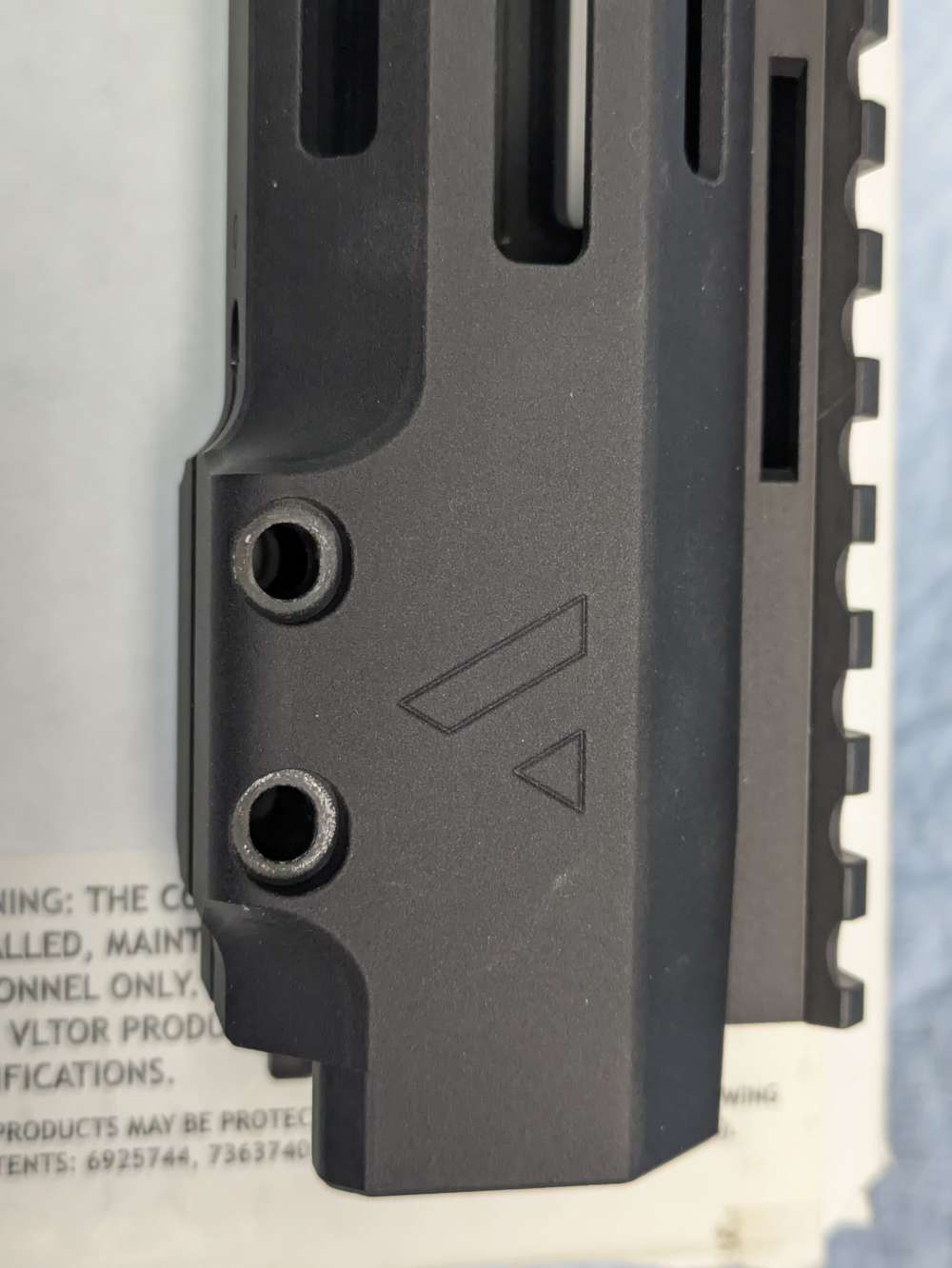 Vltor 9" MLok Freedom Rail Black NIB-img-1