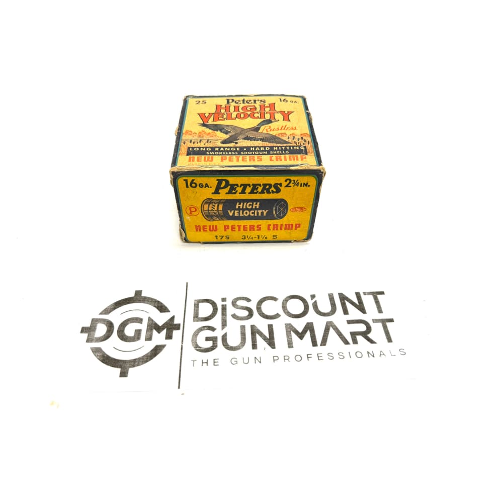 Peters High Velocity 16 GA Shotgun Shells – 22 Rounds-img-1