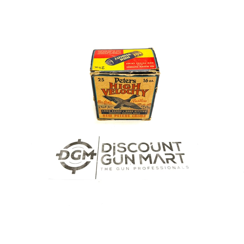 Peters High Velocity 16 GA Shotgun Shells – 22 Rounds-img-0