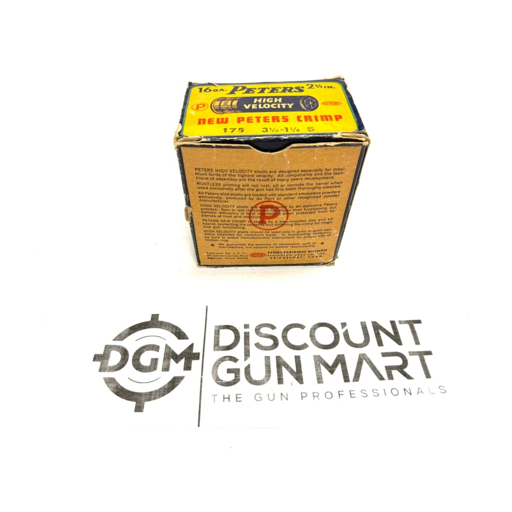 Peters High Velocity 16 GA Shotgun Shells – 22 Rounds-img-2