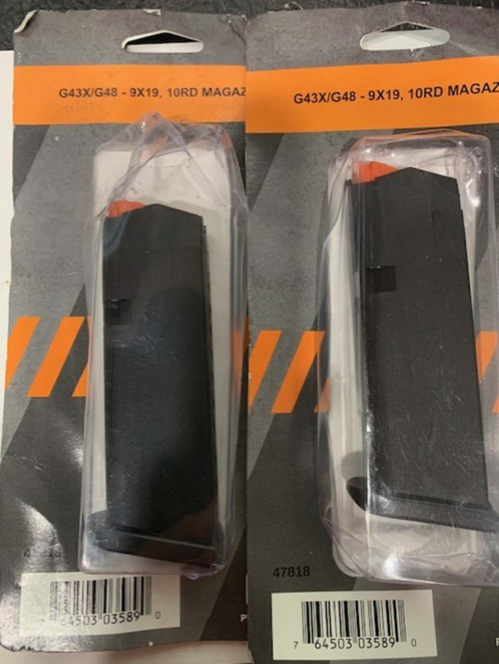 2 Glock Mags G43X/G48 9mm 10rd part 47818-img-0