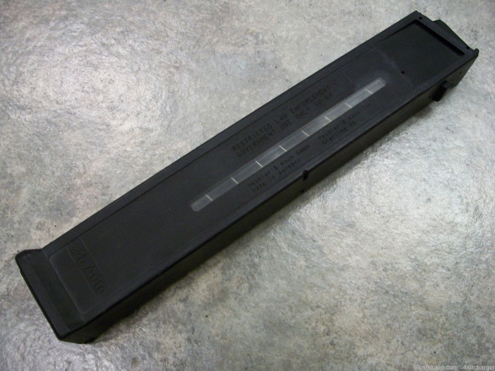 heckler & koch ump 45 le marked magazine hk usc .45 auto mag 25 round s-img-0