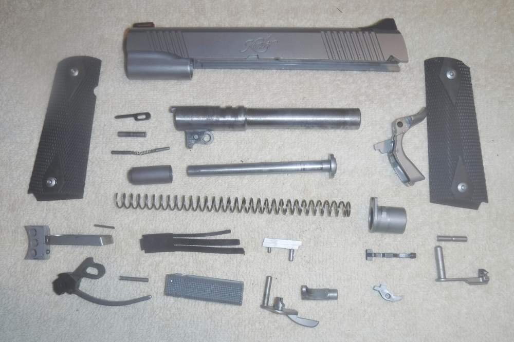 KIMBER STAINLESS II .45ACP PISTOL REBUILD PARTS SET.  STAINLESS & VG++!-img-1