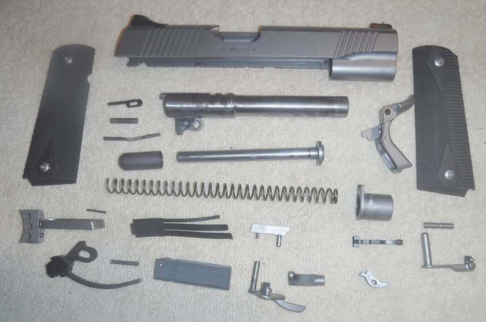 KIMBER STAINLESS II .45ACP PISTOL REBUILD PARTS SET.  STAINLESS & VG++!-img-0