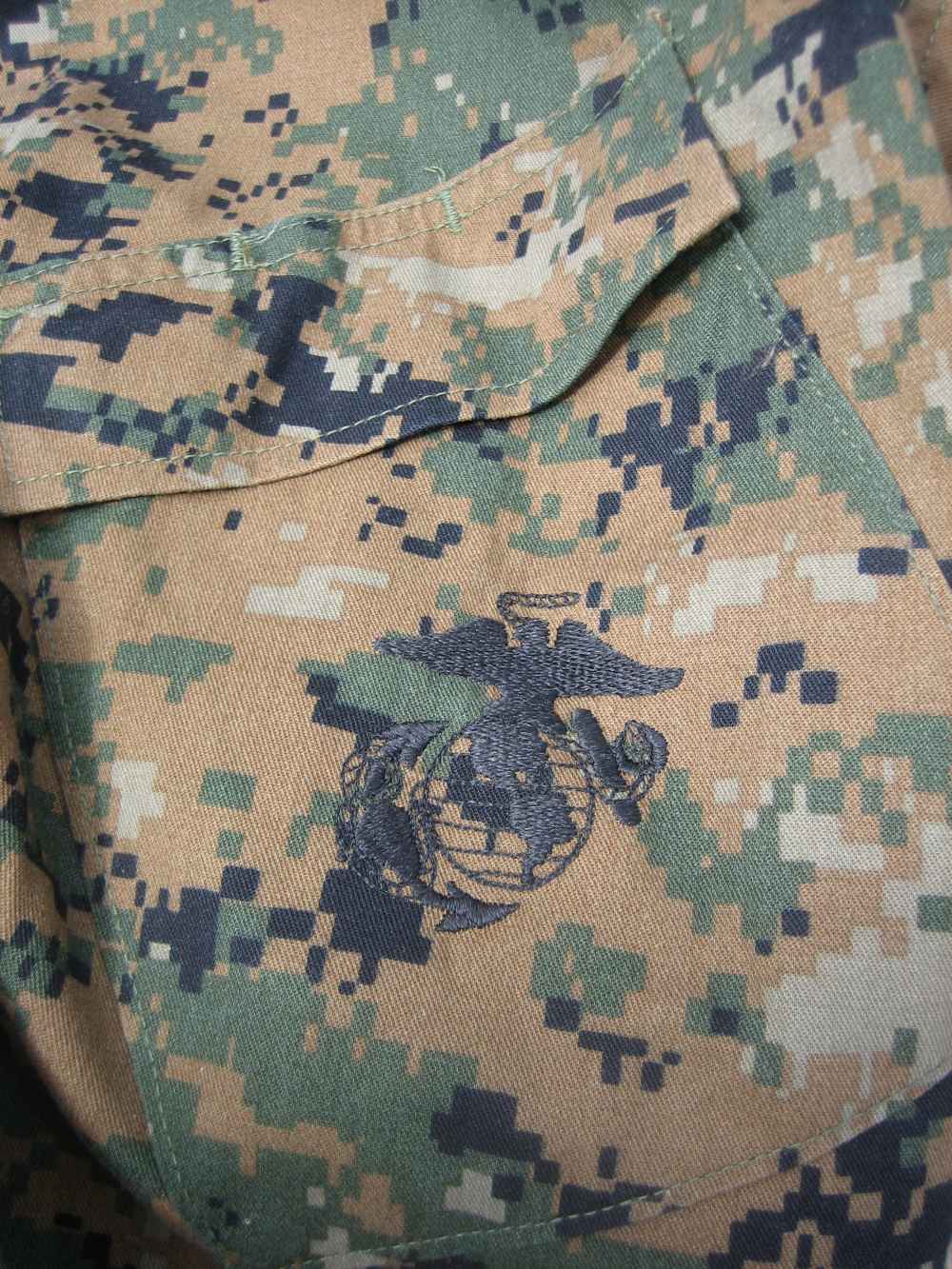 U.S. MARINE CORPS COMBAT UNIFORM SHIRT SIZE MED SHORT MINT CONDITION!-img-2