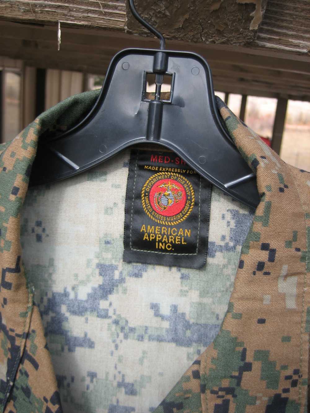 U.S. MARINE CORPS COMBAT UNIFORM SHIRT SIZE MED SHORT MINT CONDITION!-img-5