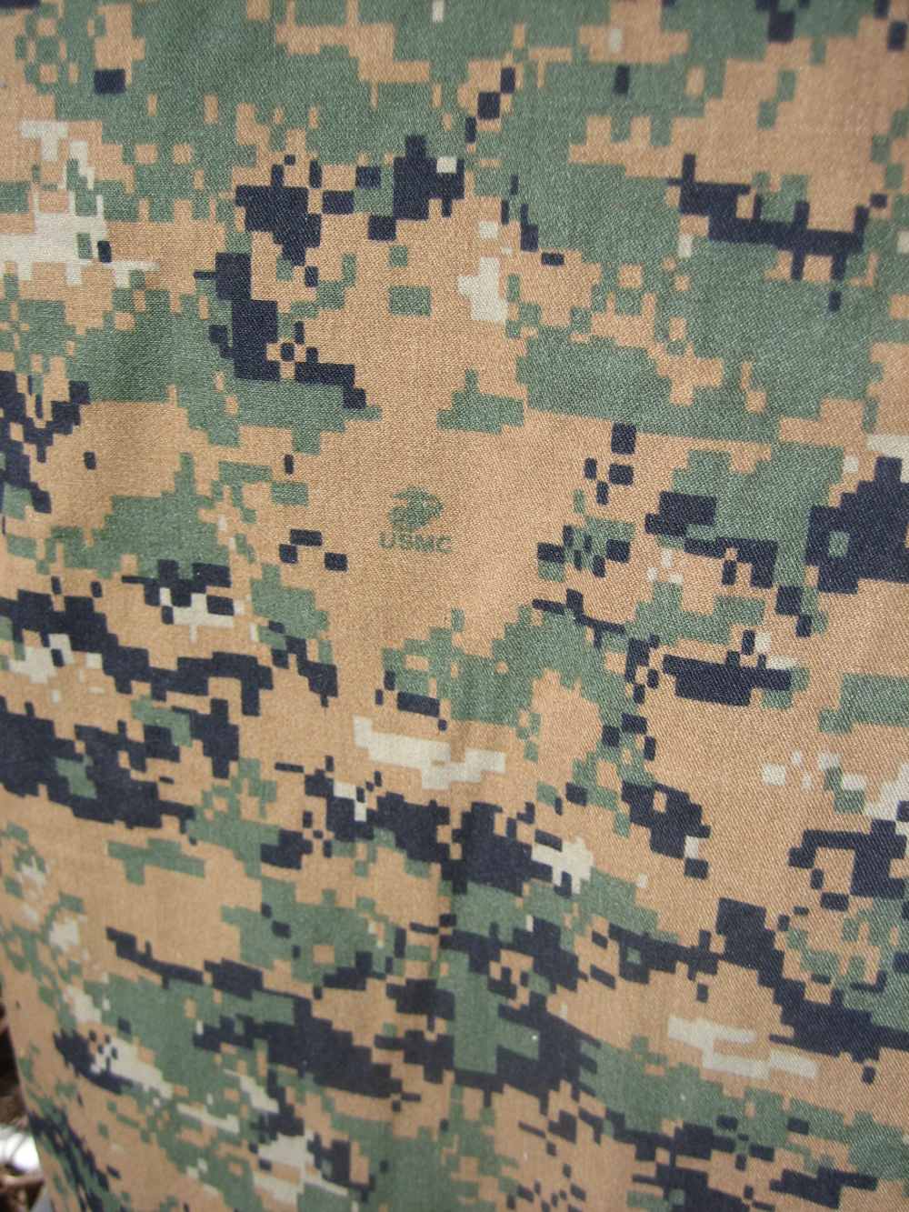 U.S. MARINE CORPS COMBAT UNIFORM SHIRT SIZE MED SHORT MINT CONDITION!-img-1
