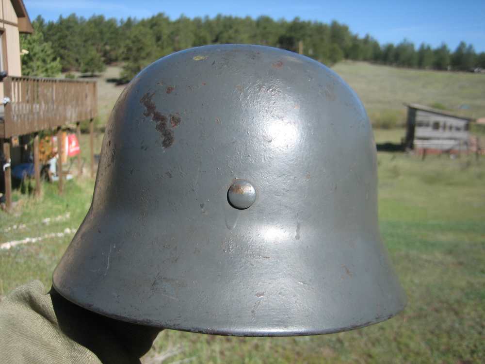GERMANN W.W. 2 M-35/40 DAK LUFTHELMET DD WEB CHIN STRAP AND LINER VERY NICE-img-5