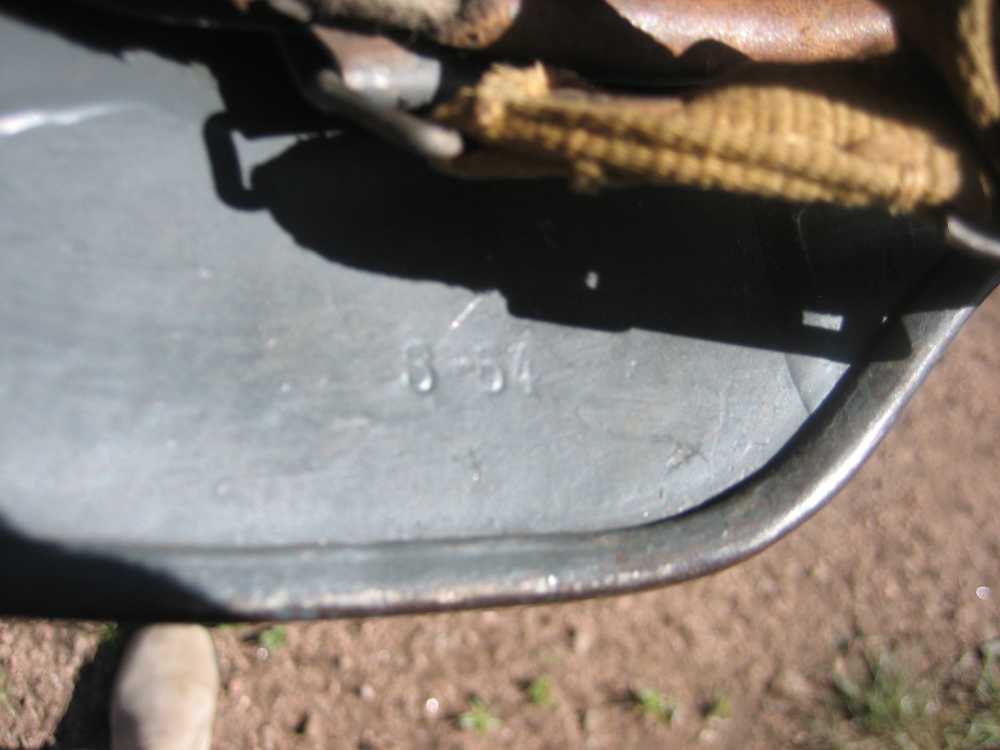 GERMANN W.W. 2 M-35/40 DAK LUFTHELMET DD WEB CHIN STRAP AND LINER VERY NICE-img-7