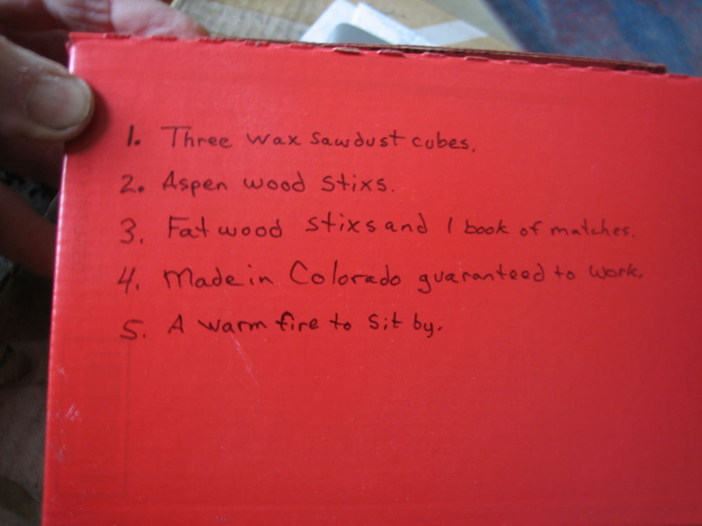 FIRE STARTING KIT MOUNTAIN MAN MADE GUARANTEED TO WORK IN COLORADO!-img-2