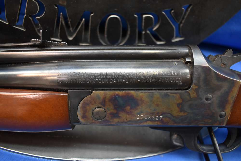 SAVAGE MODEL 24C 22 LONG RIFLE OVER 20 GAUGE 20" BBL SURVIVAL GUN-img-9