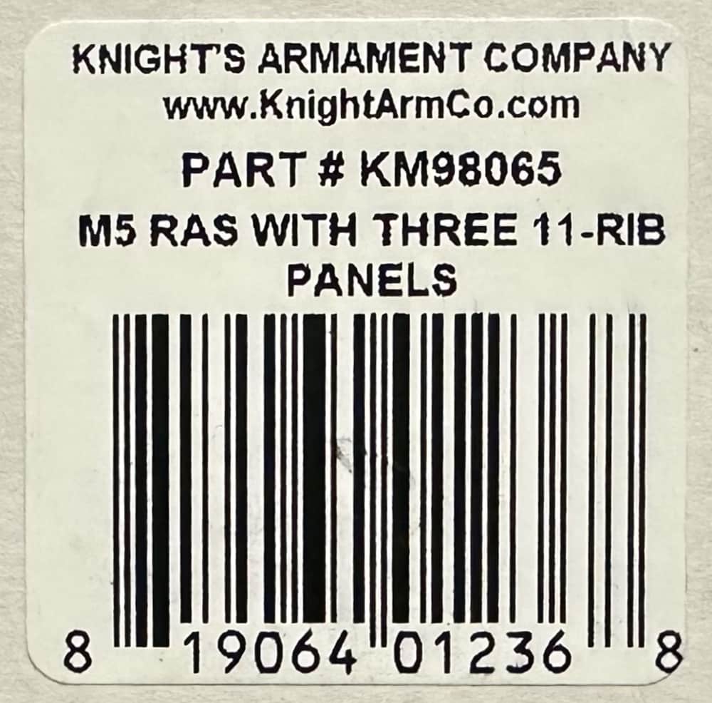 Knights Armament M5 RAS KAC 98065 KM98065 with (x3) 11 Rib Panels-img-8