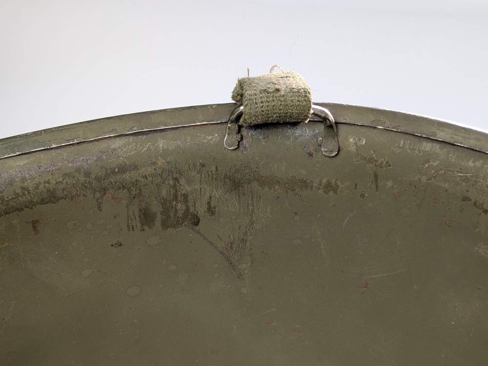 Early WW2 U.S. Fixed Bale helmet w/liner. #1616-img-7