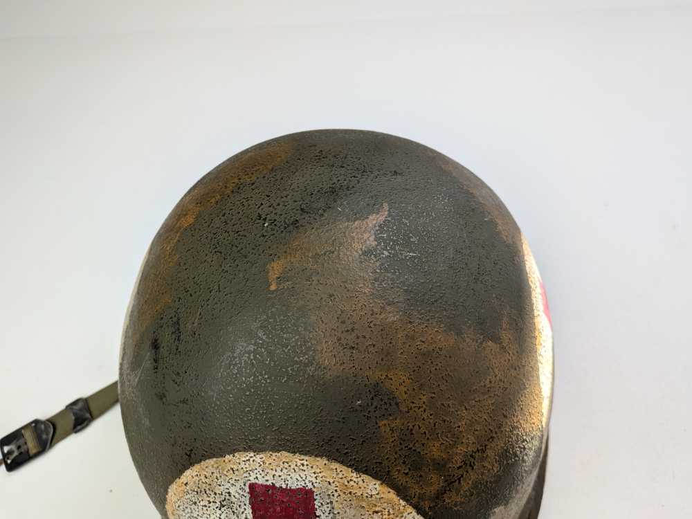Early WW2 U.S. Fixed Bale helmet w/liner. #1616-img-4