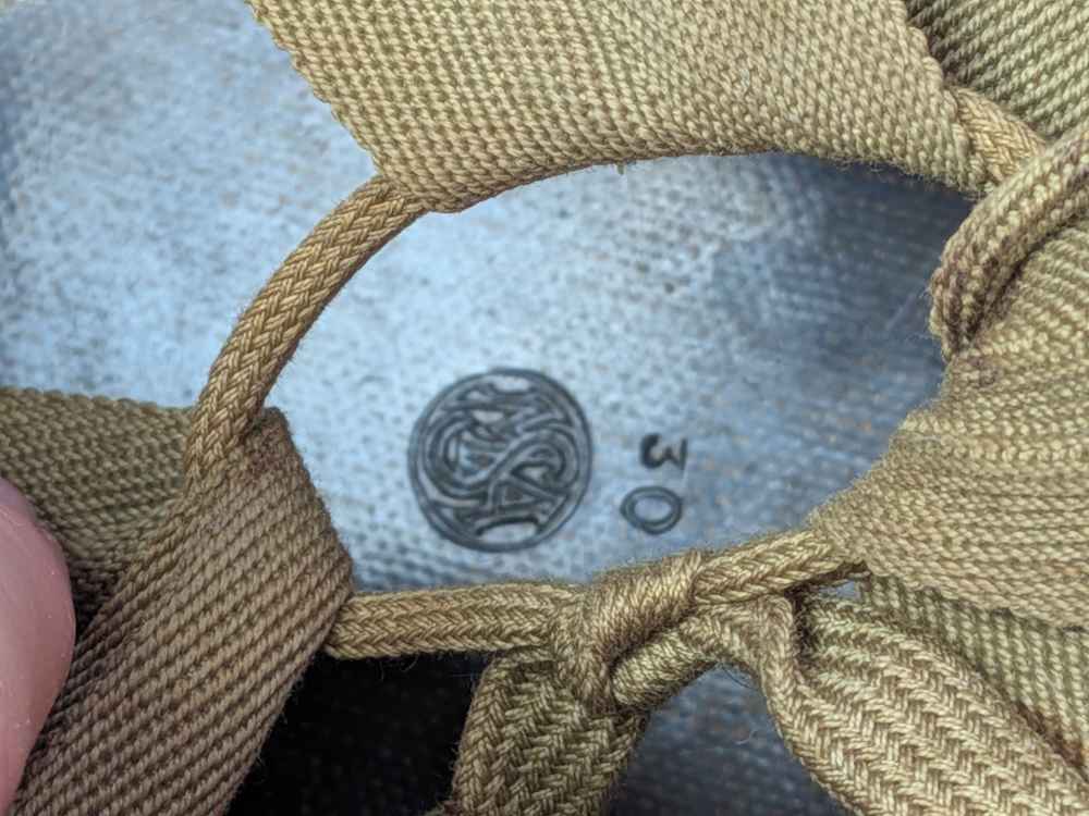 Early WW2 U.S. Fixed Bale helmet w/liner. #1616-img-6