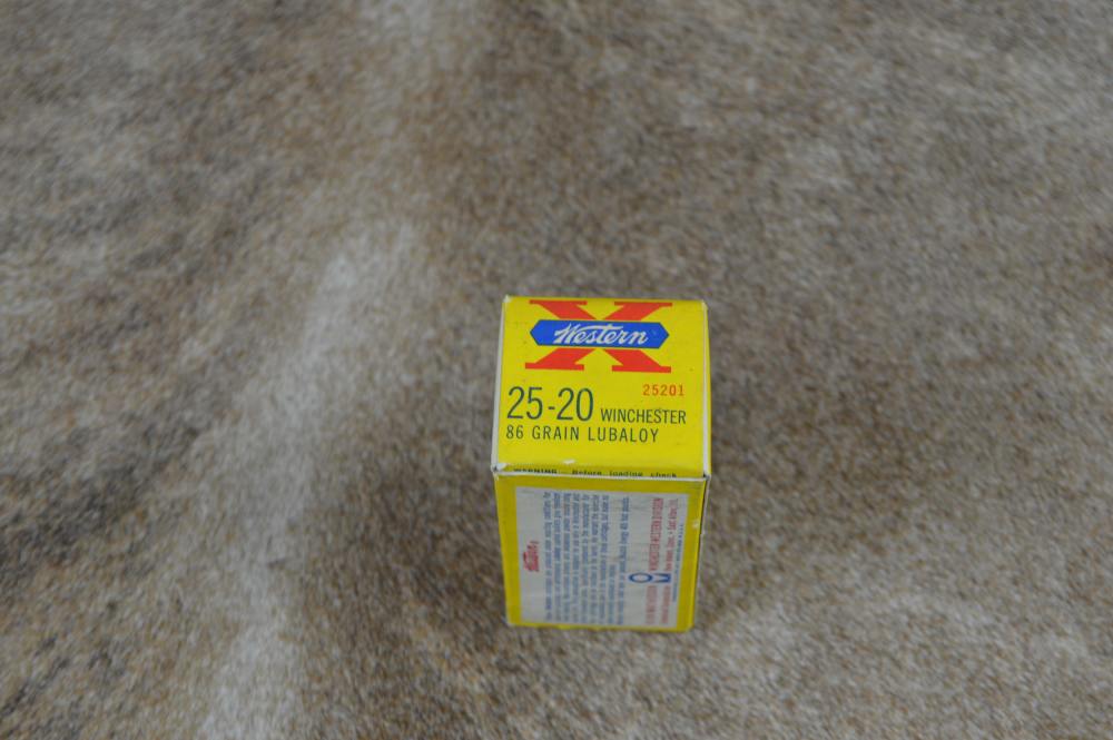Vintage Western 25-20 Ammo 86gr bullets, full box of 50 rounds -img-2