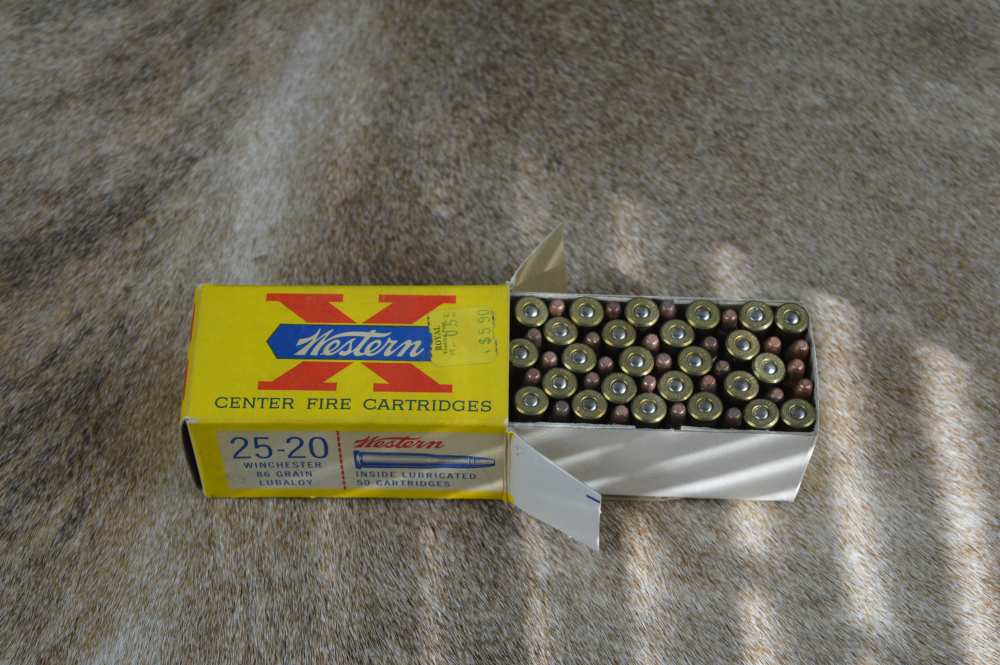 Vintage Western 25-20 Ammo 86gr bullets, full box of 50 rounds -img-6
