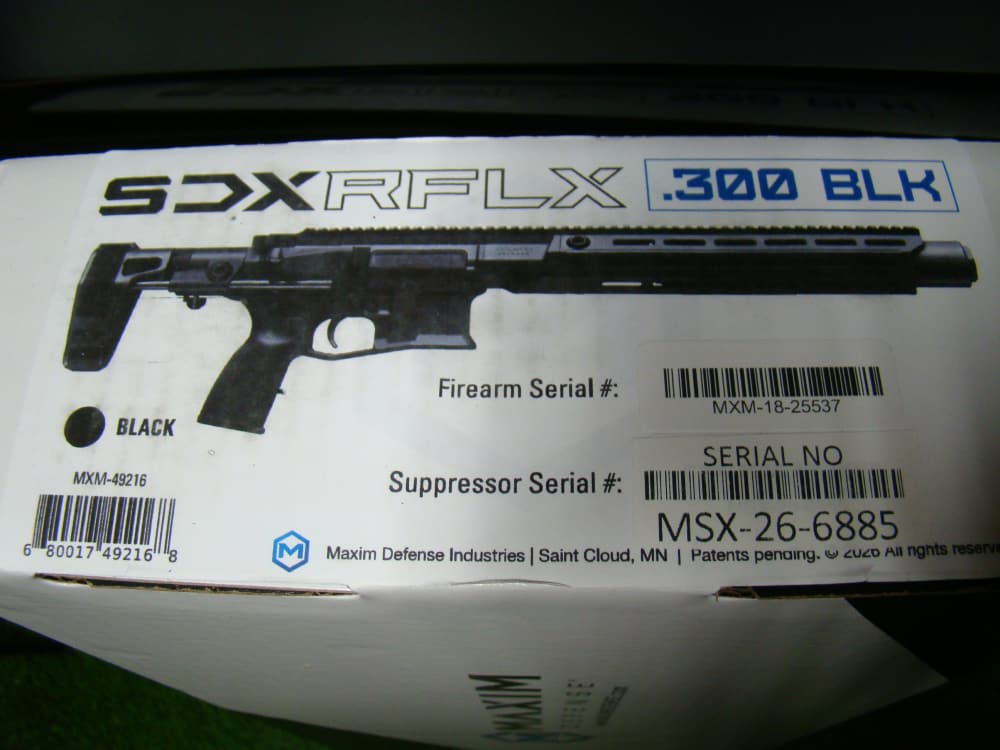 Maxim Defense Ind SDX-RFLX .300 Blackout 8.5" CQB Pistol suppressor 300BLK-img-2