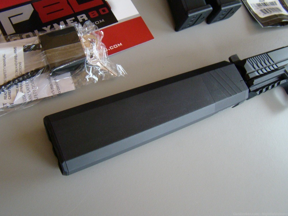 Polymer80 PFS9 9mm Pistol 10rd TB P80 w SilencerCo Osprey 2.0 suppressor 9-img-2
