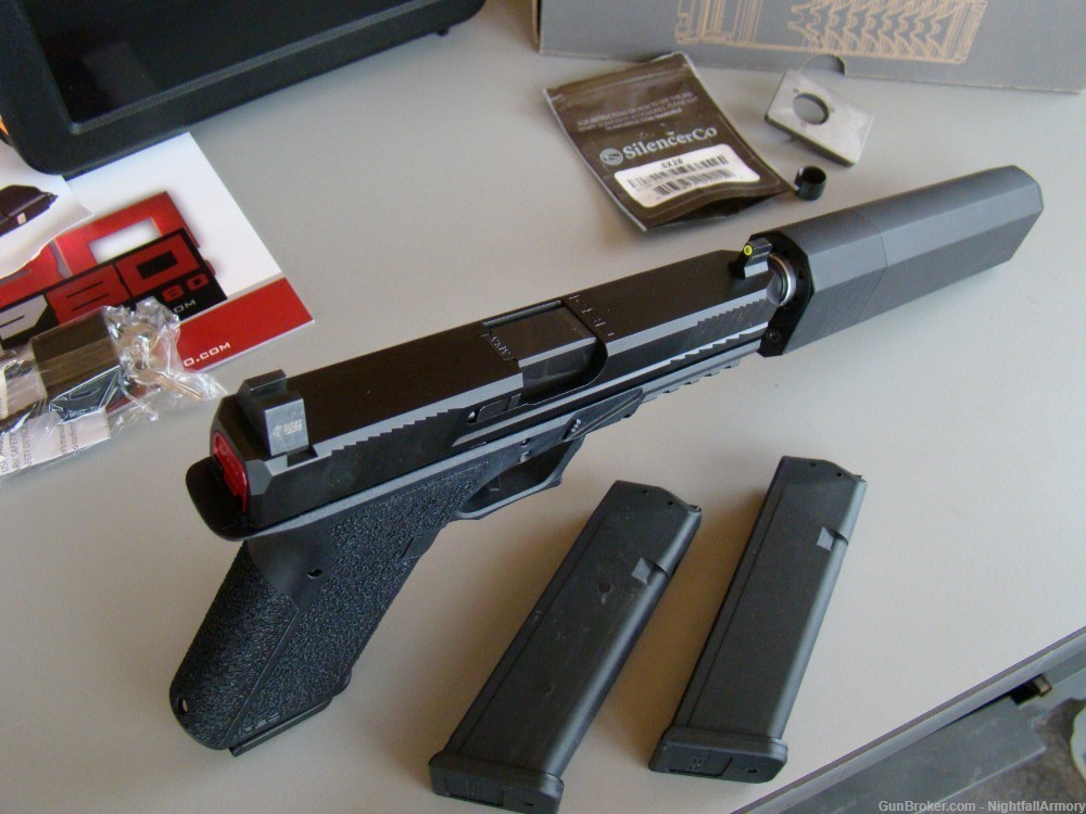 Polymer80 PFS9 9mm Pistol 10rd TB P80 w SilencerCo Osprey 2.0 suppressor 9-img-11