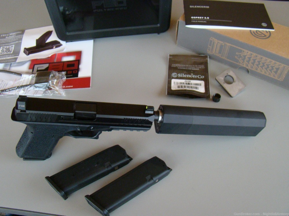 Polymer80 PFS9 9mm Pistol 10rd TB P80 w SilencerCo Osprey 2.0 suppressor 9-img-10