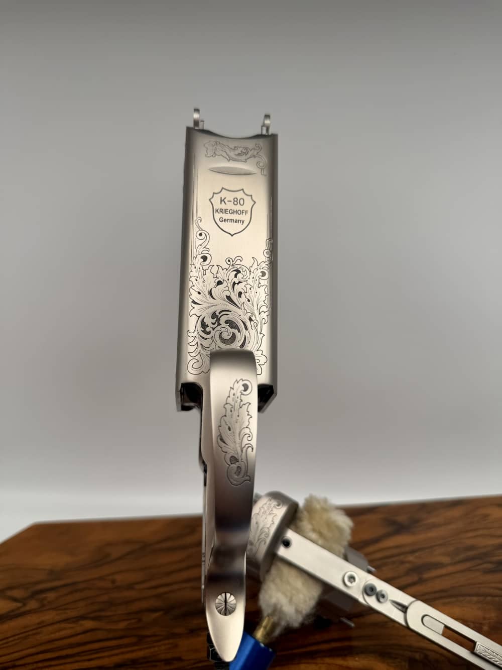 Krieghoff K80 Vintage Scroll Complete Receiver Set LIKE NEW-img-1