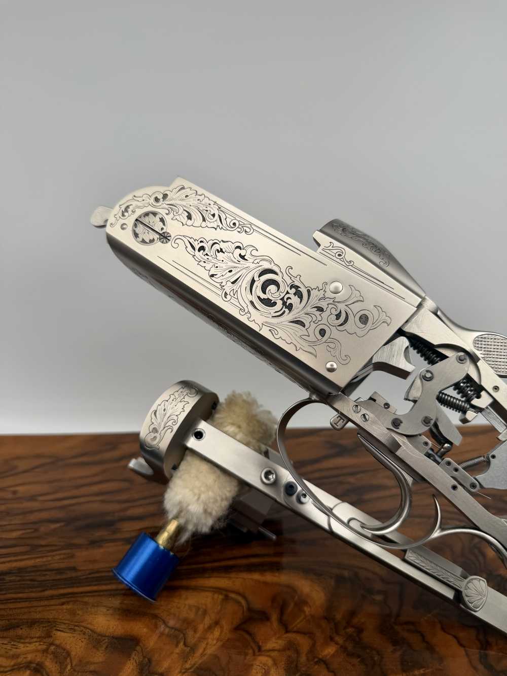 Krieghoff K80 Vintage Scroll Complete Receiver Set LIKE NEW-img-2