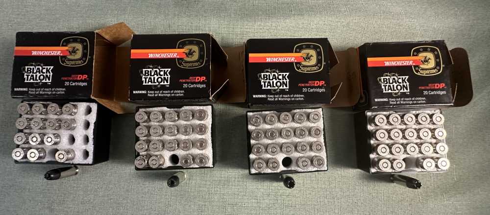 "Black Talon" .45cal factory authentic 20round boxes (4)-img-0