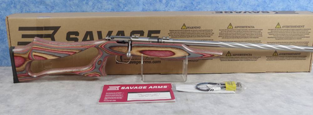 LNIB SAVAGE 93 BSEV 22 WMR BOLT ACTION RIFLE 21IN 5+1 92750 SS LAMINATE-img-0