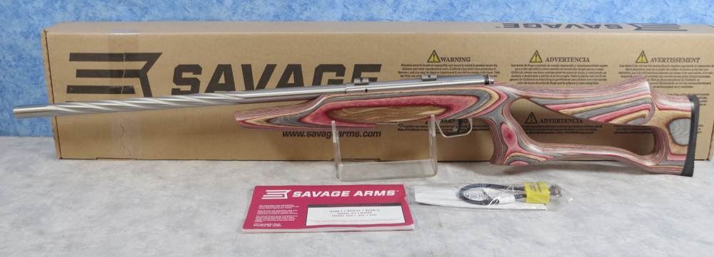 LNIB SAVAGE 93 BSEV 22 WMR BOLT ACTION RIFLE 21IN 5+1 92750 SS LAMINATE-img-1