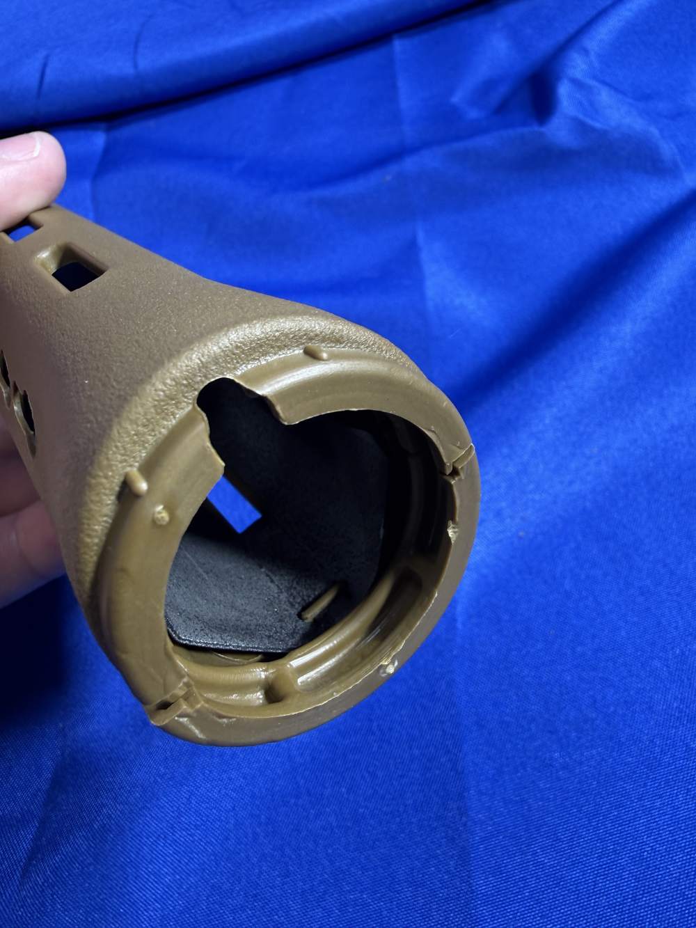 B5 Systems AR-15 Key Mod Mid Length 8.61” Coyote Brown Handguard-img-4