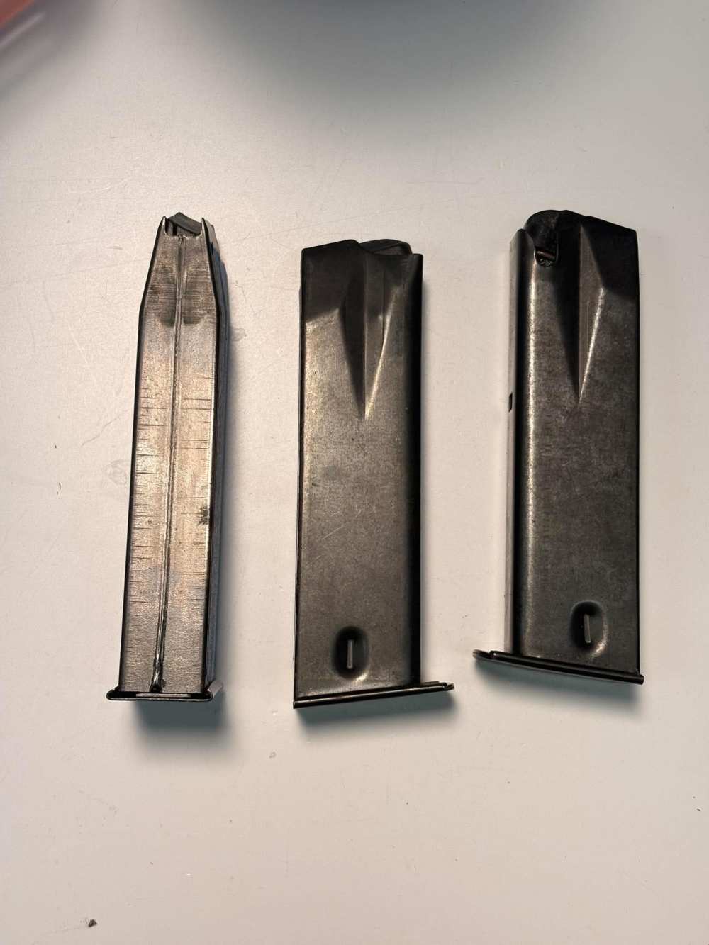 Ruger/ Unbranded-Magazines (lot of3)-for "P" Models-9mm-15rd-Steel-Blue Fin-img-0